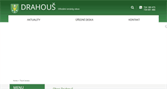 Desktop Screenshot of drahous.cz